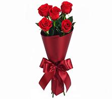 Букет 5 Красных роз Эдлесс Лав в Рамешках