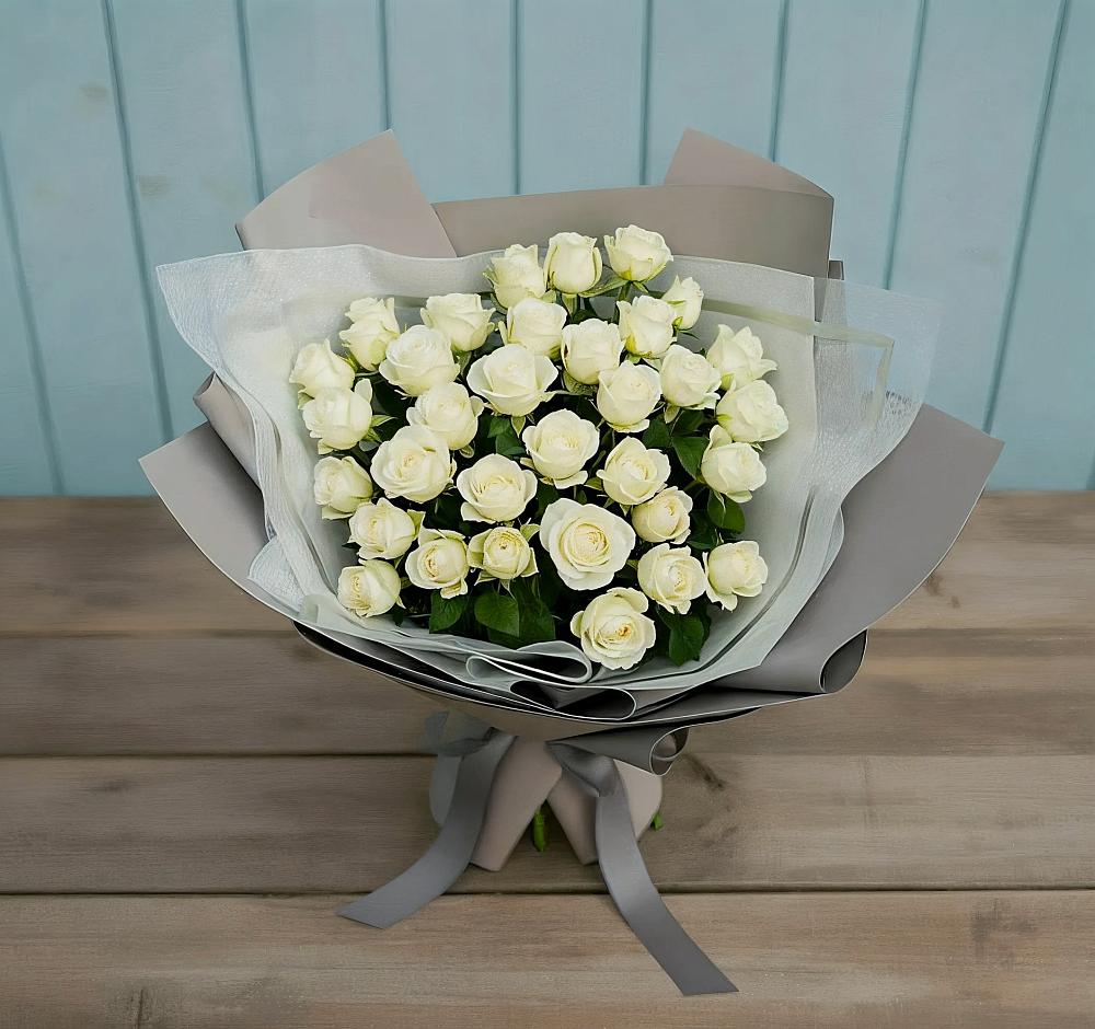 Букет Белоснежная нежность в Рамешках