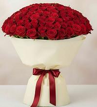 Букет 101 Красная роза Милано в Рамешках