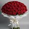 Букет 101 Красная роза Блэк Мэджик в Рамешках