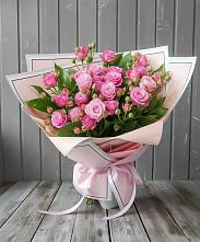 Букет Розовый кустик #REPLACE_PRED# Рамешках