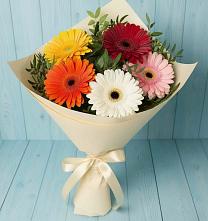 Букет цветов из:  Герберы в Рамешках