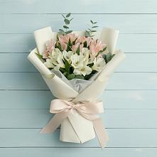 Букет цветов из:  Альстромерии в Рамешках