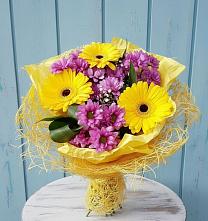 Букет цветов из:  Хризантемы и Герберы в Рамешках