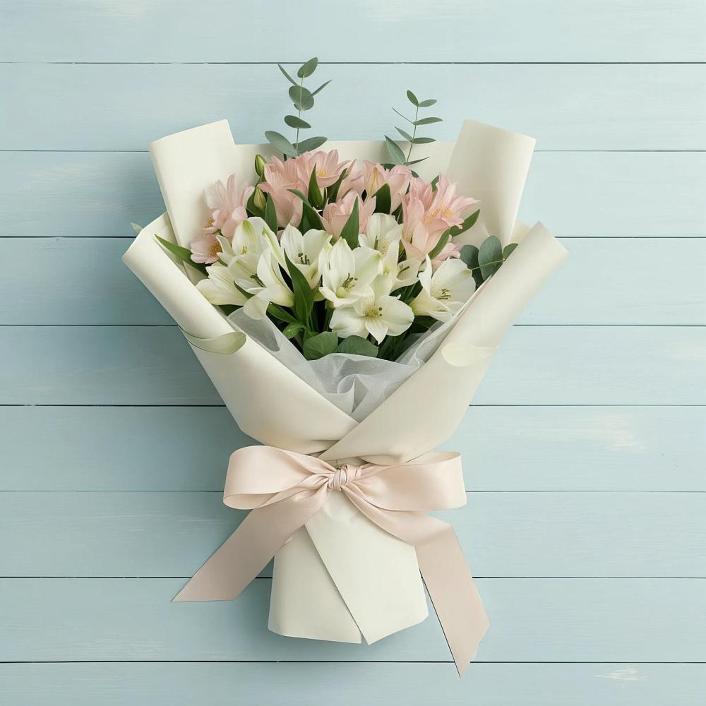 Букет цветов из: Альстромерии в Рамешках