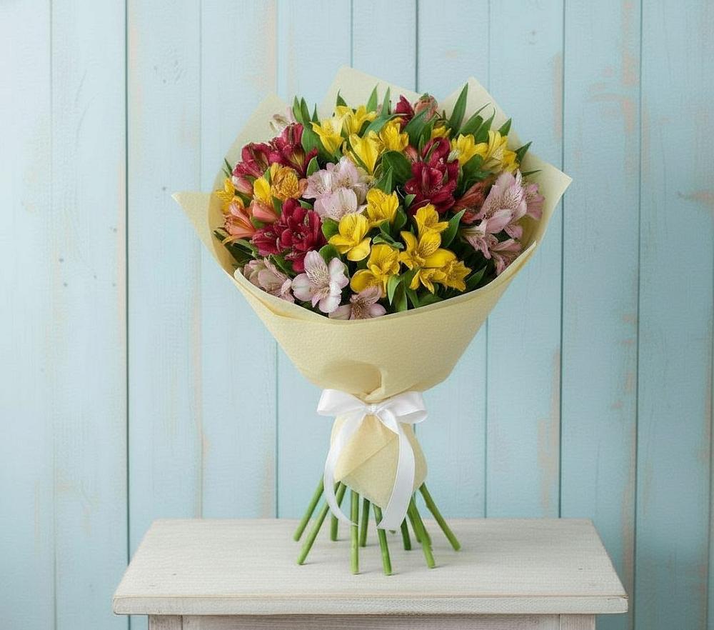 Букет цветов из: Альстромерии в Рамешках